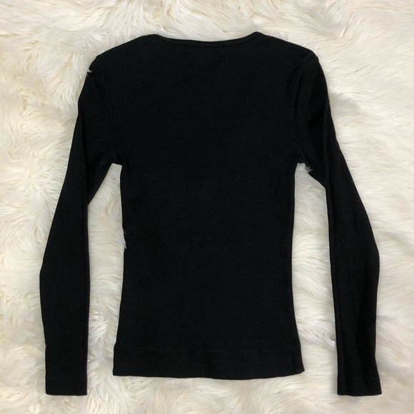 LAUREN Ralph Lauren Long Sleeve Cotton Top Size XS - Picture 4 of 6